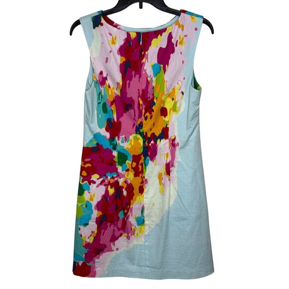 Plenty Dresses by Tracy Reese Watercolor Floral Sleeveless Shift Dress Size 4 - Picture 5 of 10